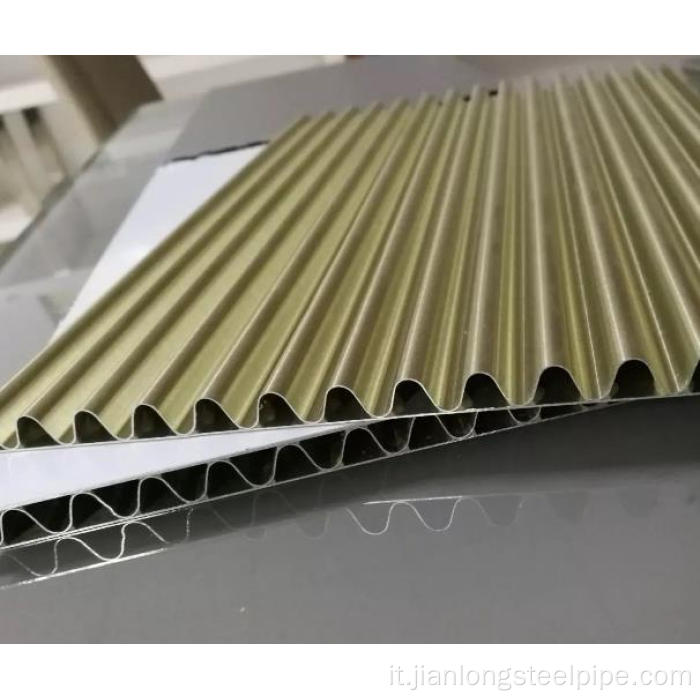 Fogli di copertura in metallo ondulato con rivestimento colorato